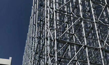 盤(pán)扣腳手架工程圖片